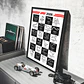 Cuadro calendario 2026 Formula 1 bandera a cuadros - Miniatura 4