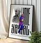 Cuadro De Lamine Yamal Futbol + Marco - Miniatura 1