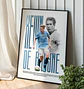 Cuadro De Kevin De Bruyne Futbol + Marco - Miniatura 2