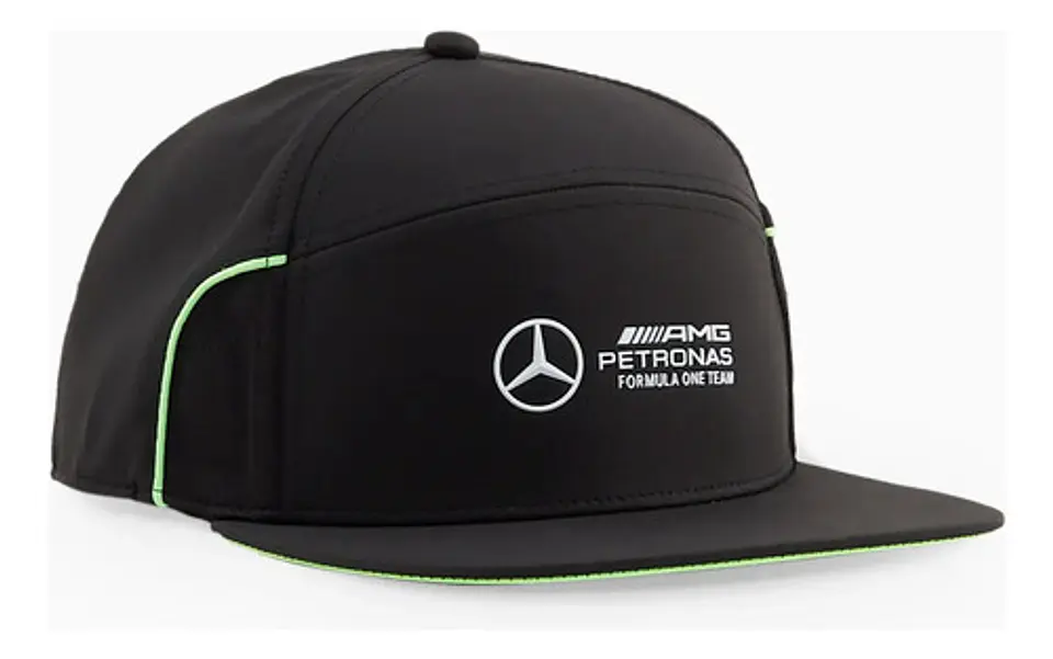 Gorro Mercedes Benz Amg Petronas F1 Flat Brim Gorra Snapback 4