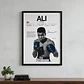 Cuadros Leyendas Boxeo Muhammad Ali Boxeador + Marco - Miniatura 1