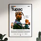Cuadros De Tupac Shakur Rap 2pac Hip Hop 90 West Coast Rap + Marco - Miniatura 1