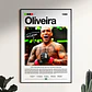 Cuadro Ufc Charles Oliveira Mma + Marco - Miniatura 2