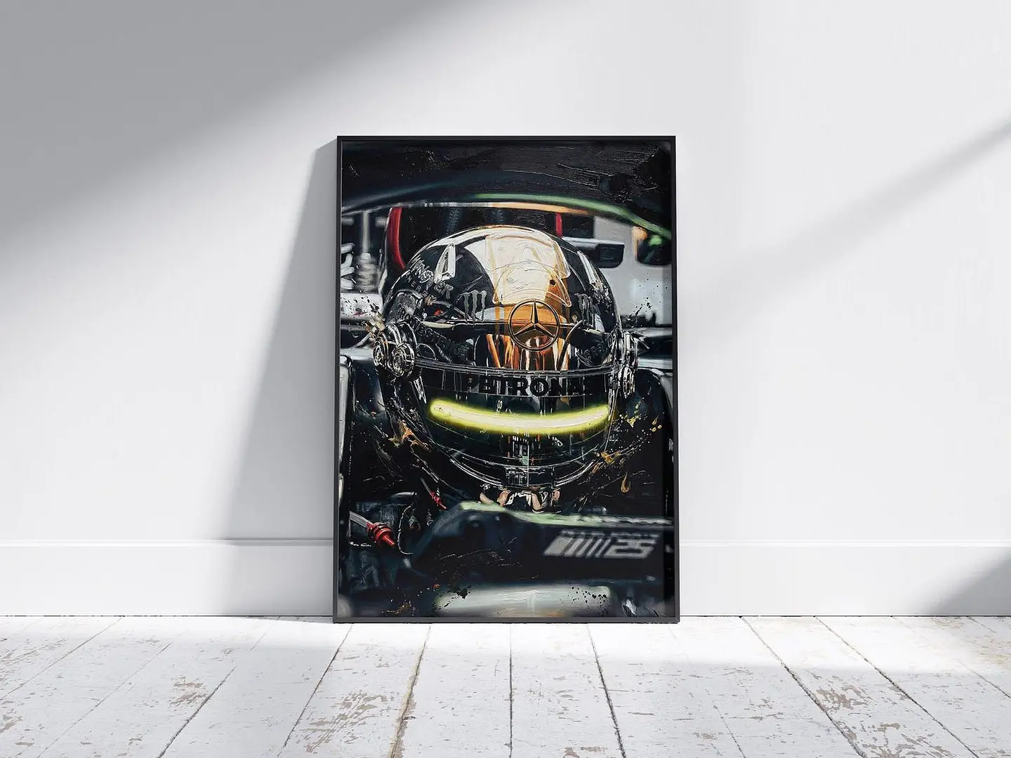 Cuadro Fórmula 1 Casco De Lewis Hamilton 1
