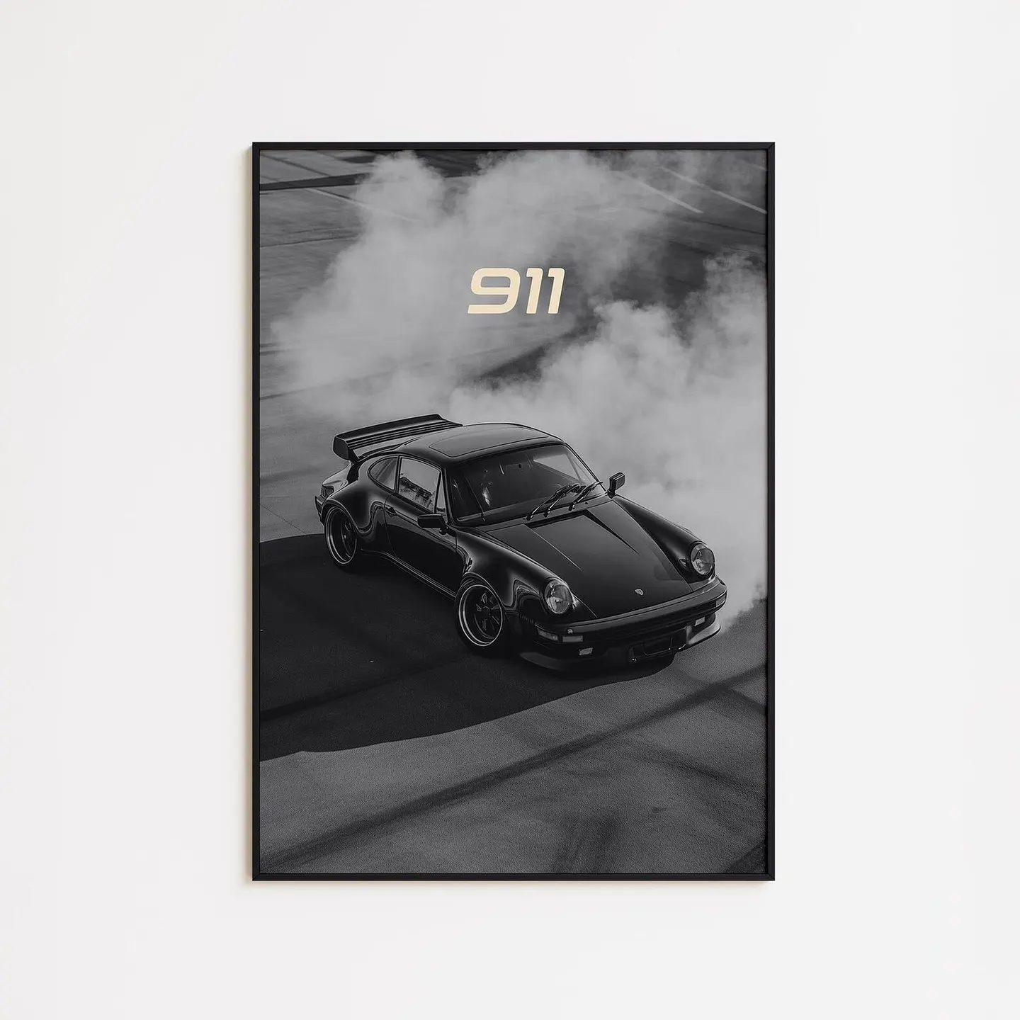 Cuadro Auto Porsche 911 Drift + Marco 1