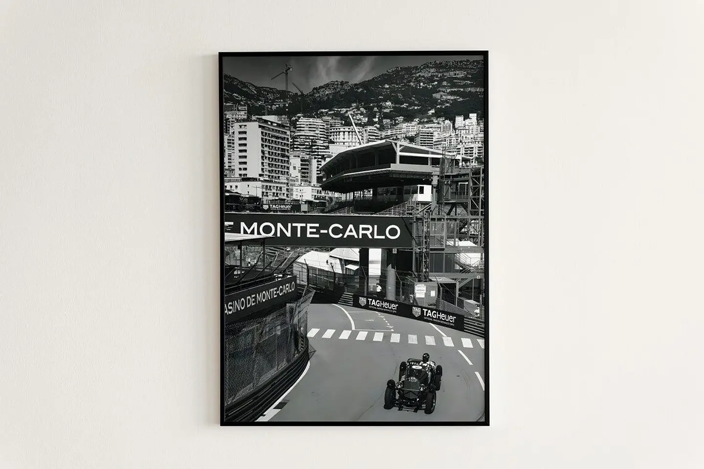 Set de Cuadros Fórmula 1 GP Mónaco Vintage f1 + Marco 2