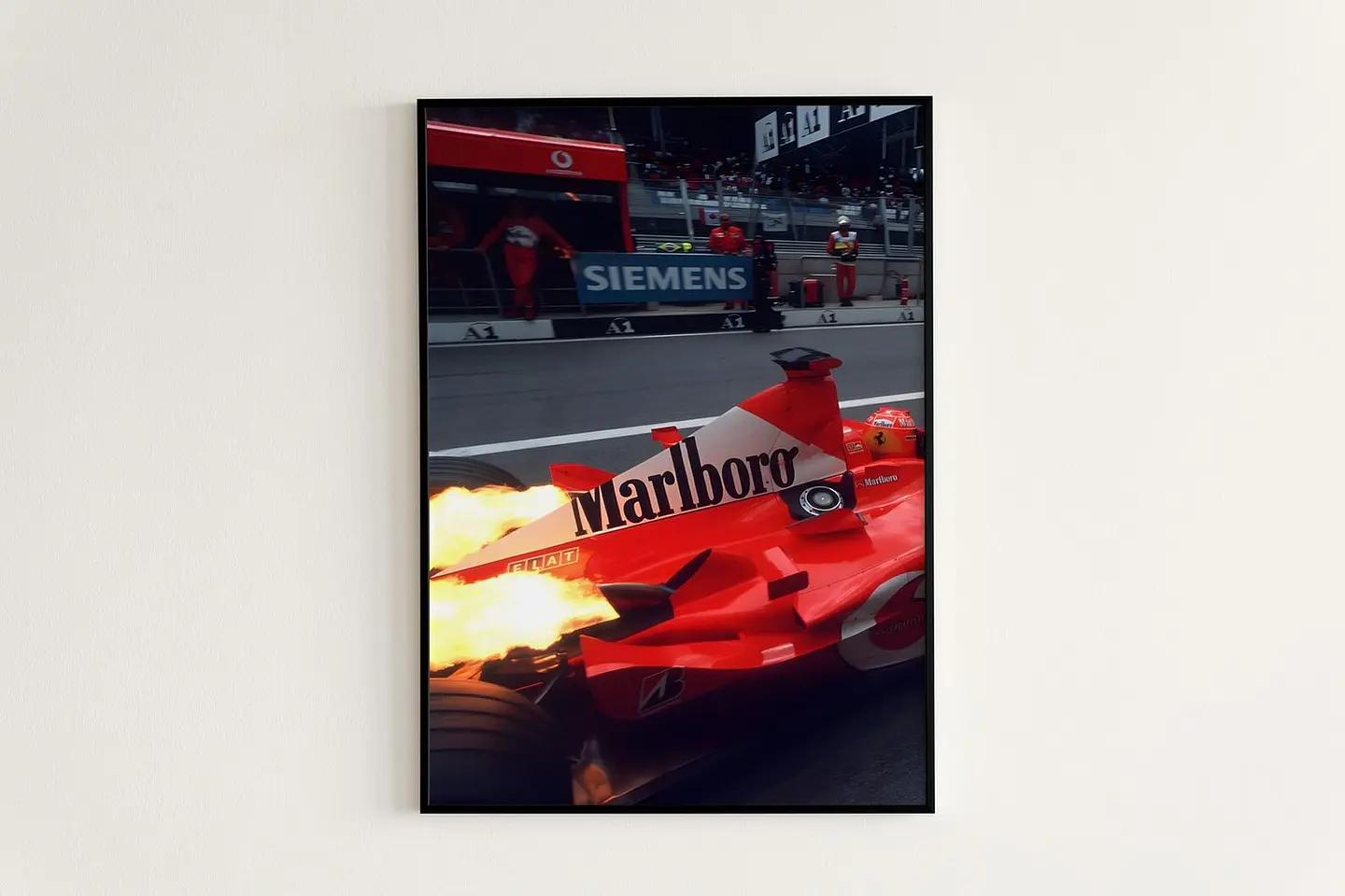 Cuadros De Formula 1 Vintage Ferrari, Mclaren Y Senna 3