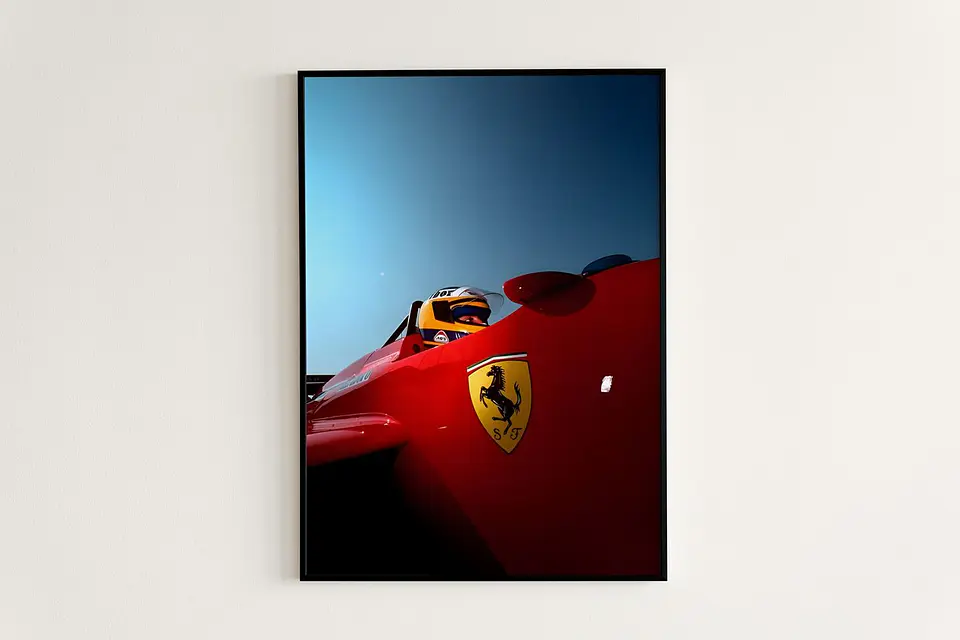 Cuadros De Formula 1 Vintage Ferrari, Mclaren Y Senna 4