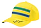 Jockey Ayrton Senna Gorra Curva Amarillo Gorro Oficial - Miniatura 1