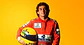 Jockey Ayrton Senna Gorra Curva Amarillo Gorro Oficial - Miniatura 2