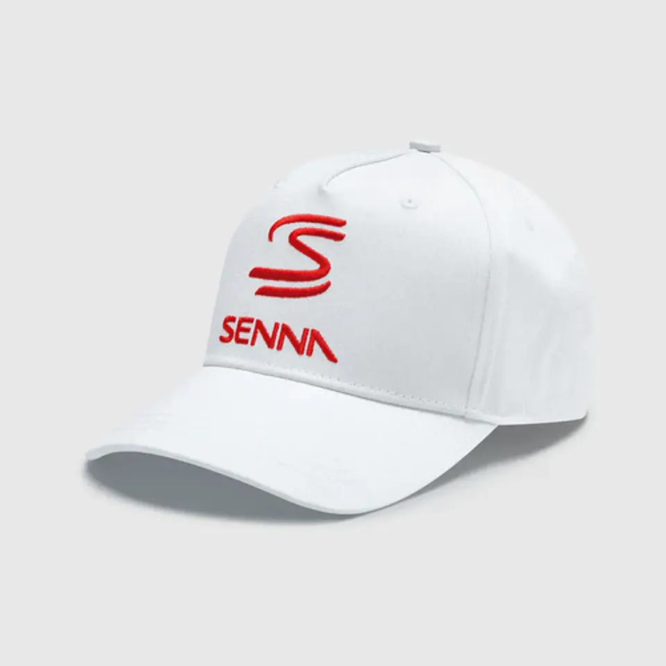 Jockey Ayrton Senna Gorra Curva Amarillo Gorro Oficial 7