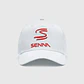 Jockey Ayrton Senna Gorra Curva Amarillo Gorro Oficial - Miniatura 12