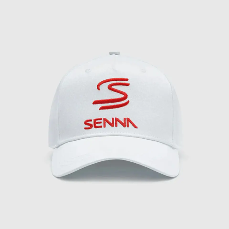 Jockey Ayrton Senna Gorra Curva Amarillo Gorro Oficial 12