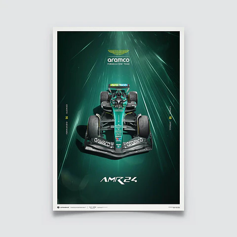 cuadro de Aston Martin Aramco f1 Formula One® Team AMR24  Hyper-Focus
