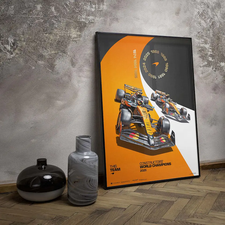 Cuadro Campeones Del Mundo De Constructores F1 Mclaren 2