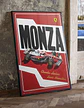 Cuadro Decoración Especial Ferrari f1 Sf-25 Monza + Marco - Miniatura 2
