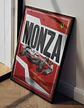 Cuadro Decoración Especial Ferrari f1 Sf-25 Monza + Marco - Miniatura 3