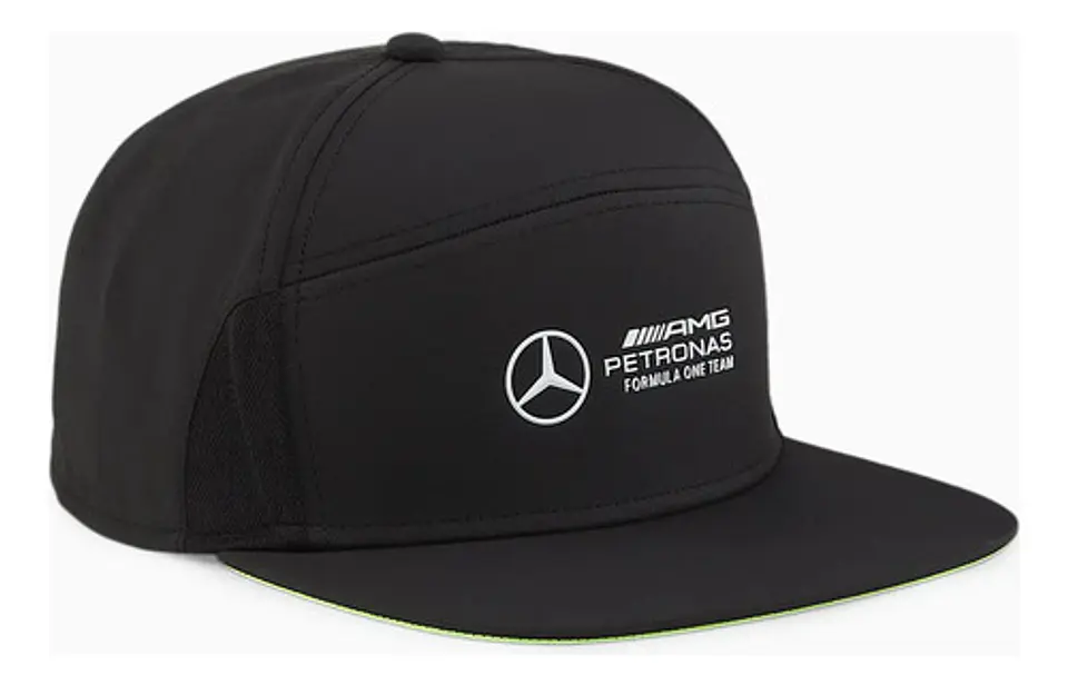 Jockey Mercedes Benz F1 Lewis Hamilton 44 Negro Gorro Plano 5