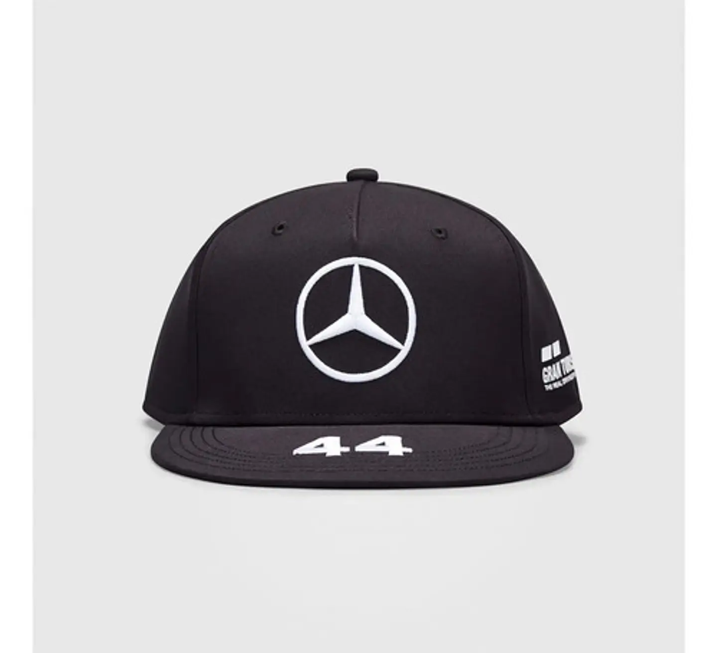 Jockey Mercedes Benz F1 Lewis Hamilton 44 Negro Gorro Plano 7