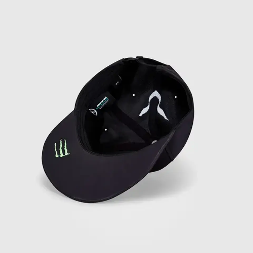 Jockey Mercedes Benz F1 Lewis Hamilton 44 Negro Gorro Plano 8