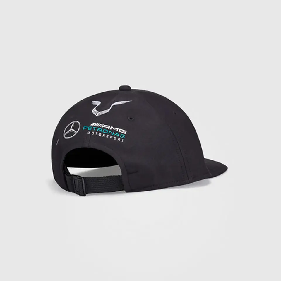 Jockey Mercedes Benz F1 Lewis Hamilton 44 Negro Gorro Plano 10