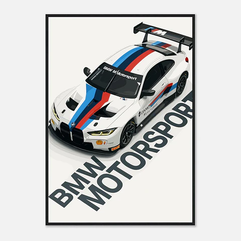 Cuadro de auto BMW M4 GT3  BMW Motorsport + Marco