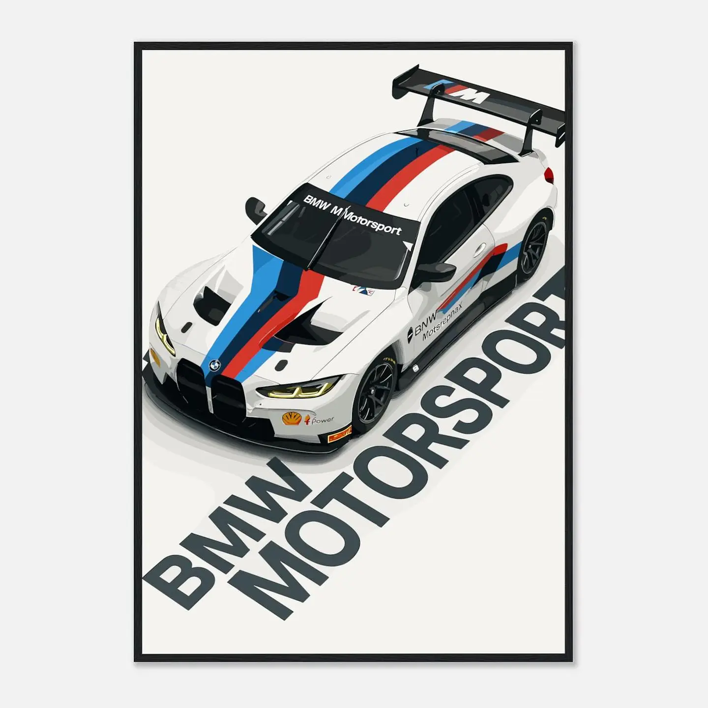 Cuadro de auto BMW M4 GT3  BMW Motorsport + Marco 1