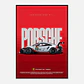 Cuadro Auto Porsche 911 RSR + Marco - Miniatura 1