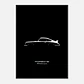 Porsche 911 Carrera siluta All black negro + Marco - Miniatura 2