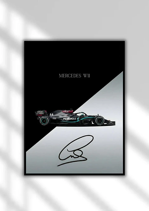 Cuadro Mercedes-Benz Lewis Hamilton W11 F1