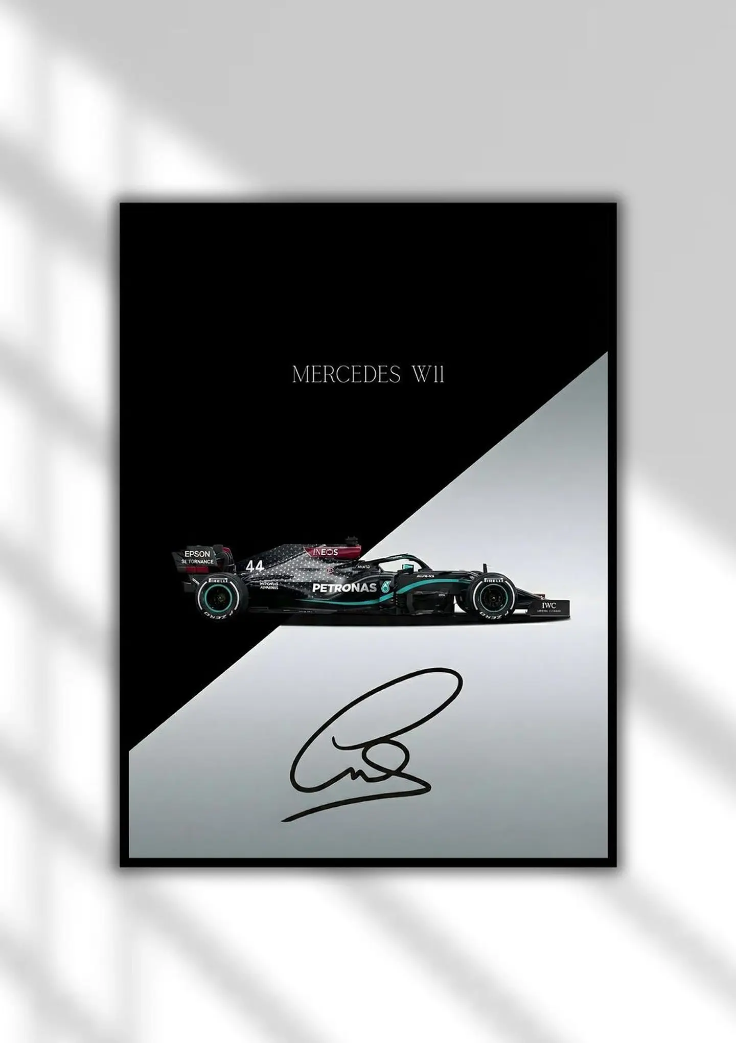 Cuadro Mercedes-Benz Lewis Hamilton W11 F1 1