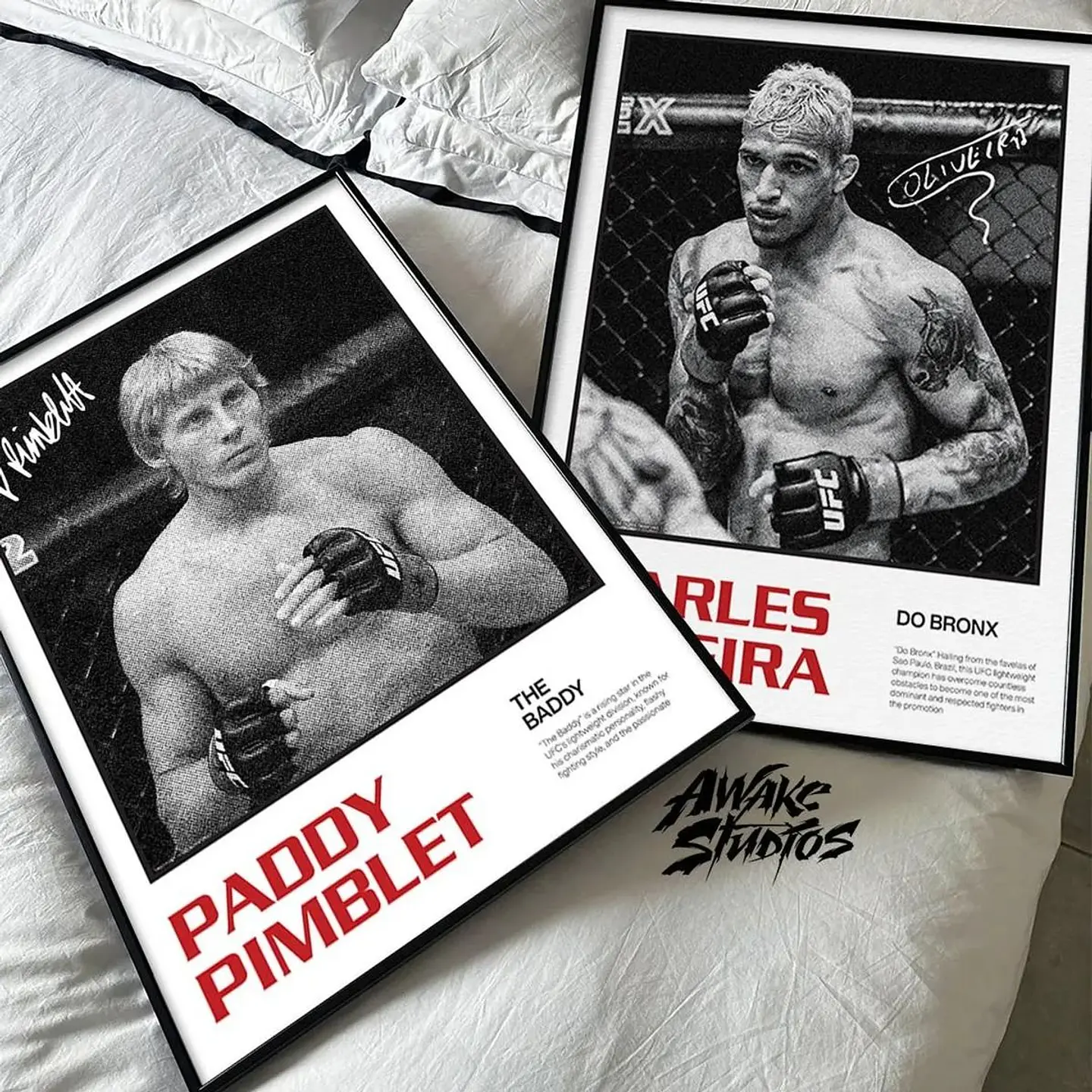 Cuadro De Paddy Pimblett Ufc III Peleador Mma + Marco 2