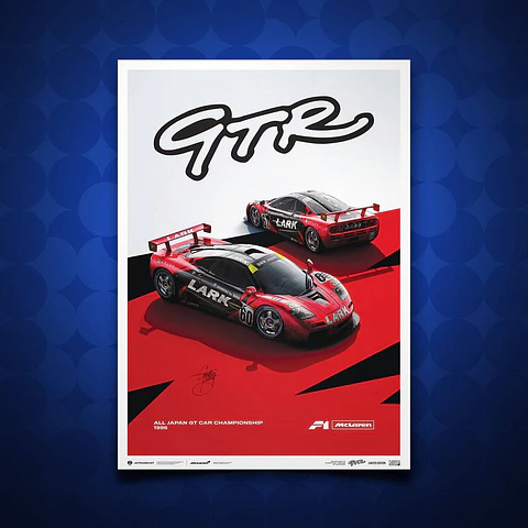 Cuadro Gordon Murray - 1996 Mclaren F1 Gtr Team Lark