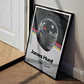 Cuadro Formula 1 James Hunt Casco Helmet F1 - Miniatura 2