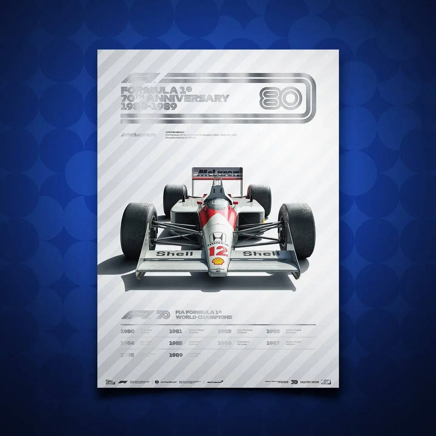 Cuadro Mclaren 1980s  Coleccion Carrera 1