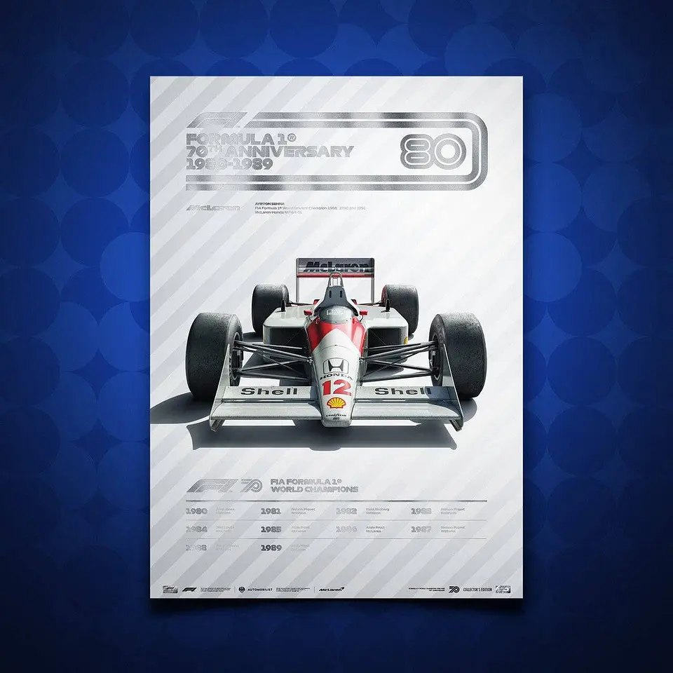 Cuadro Mclaren 1980s  Coleccion Carrera 1
