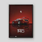 Cuadro Ferrari F40 Rosso Corsa + Marco - Miniatura 2