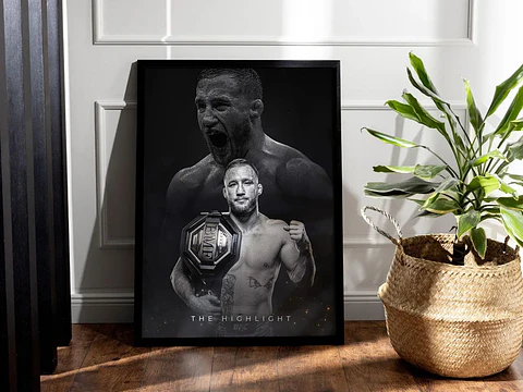 Cuadros de Justin Gaethje UFC III  Peleador MMA + Marco