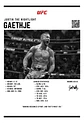 Cuadro de Justin Gaethje UFC IV  Peleador MMA + Marco - Miniatura 2