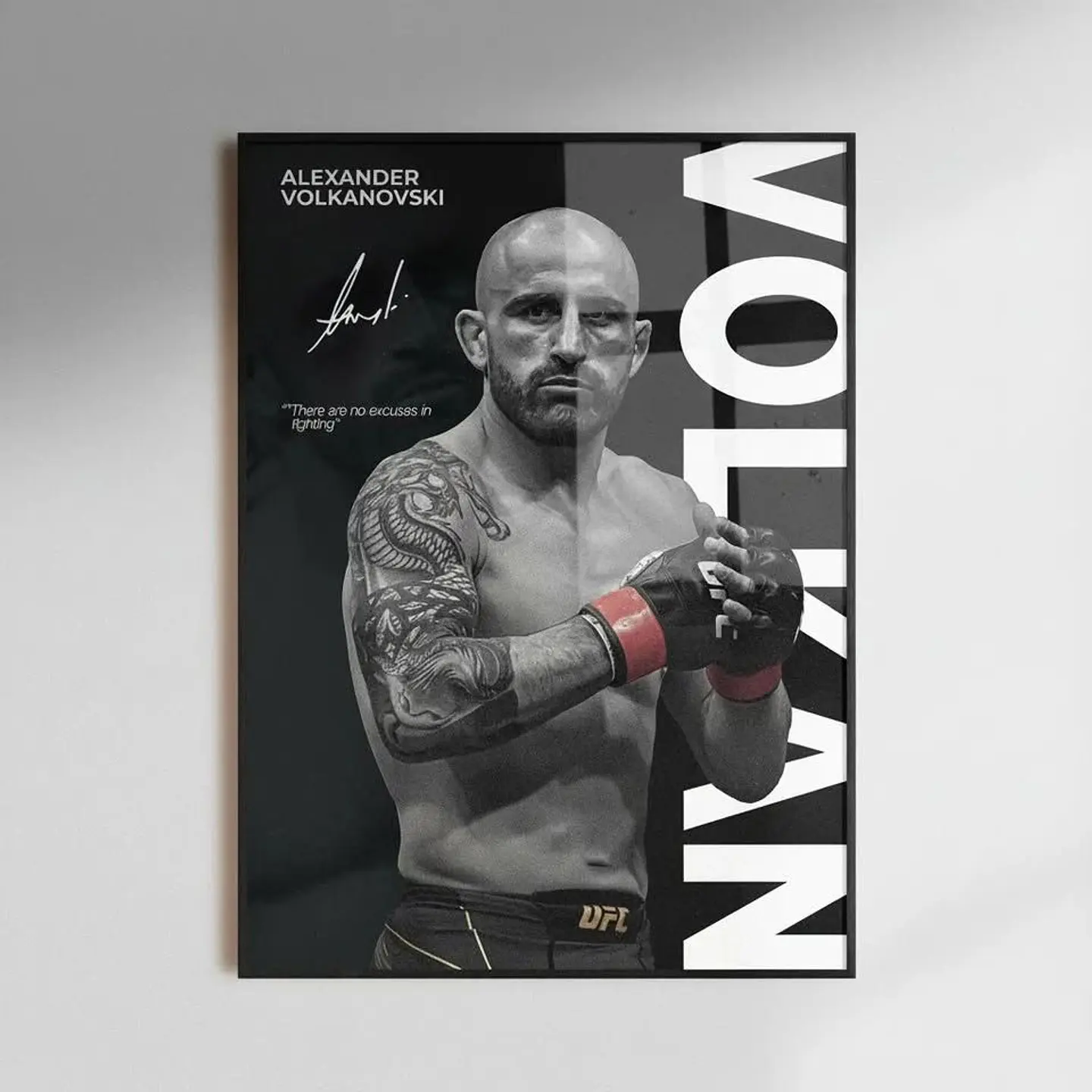Cuadro Alexander Volkanovski  UFC MMA III Con Marco 1