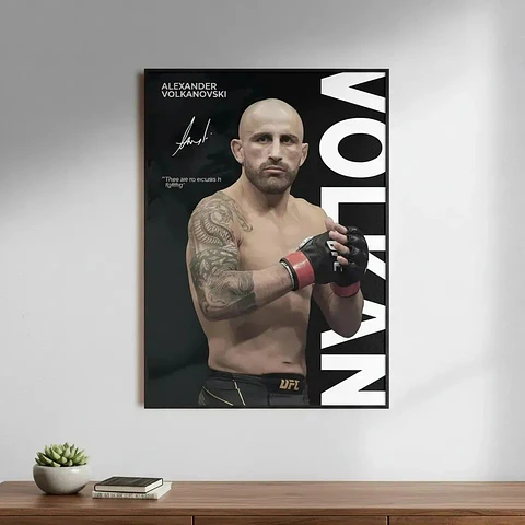Cuadro Alexander Volkanovski  UFC MMA VI Con Marco