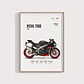 Cuadro Aprilia RSV4 1100 Moto GP + Marco - Miniatura 1