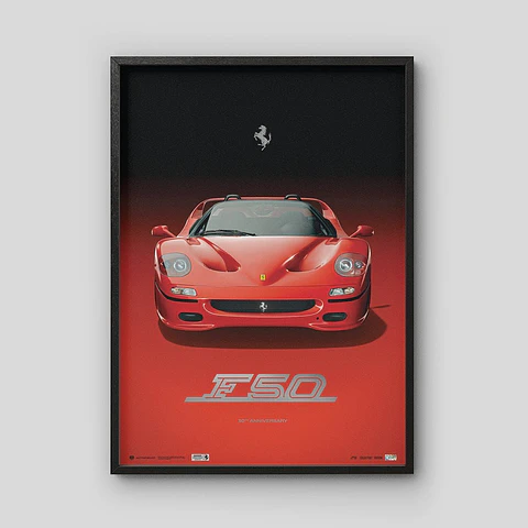 Cuadro Auto Ferrari F50 Rosso Corsa 30th Anniversary F1