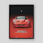 Cuadro Auto Ferrari F50 Rosso Corsa 30th Anniversary F1 - Miniatura 1