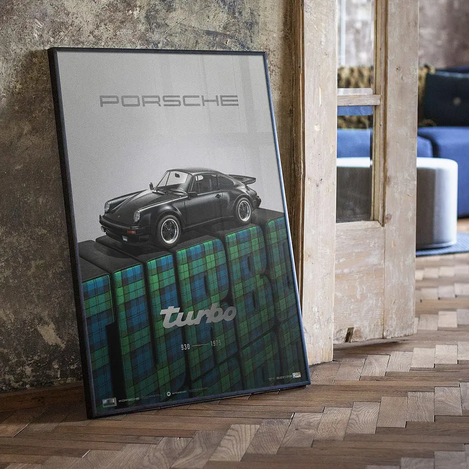 Cuadro Auto Porsche 911 (930) Turbo 3.0 - 1975 1