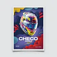 Cuadro Casco Sergio Checo Pérez F1 + Marco - Miniatura 2