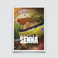 Cuadro Ayrton Senna Piloto Edición Especial F1 + Marco - Miniatura 1