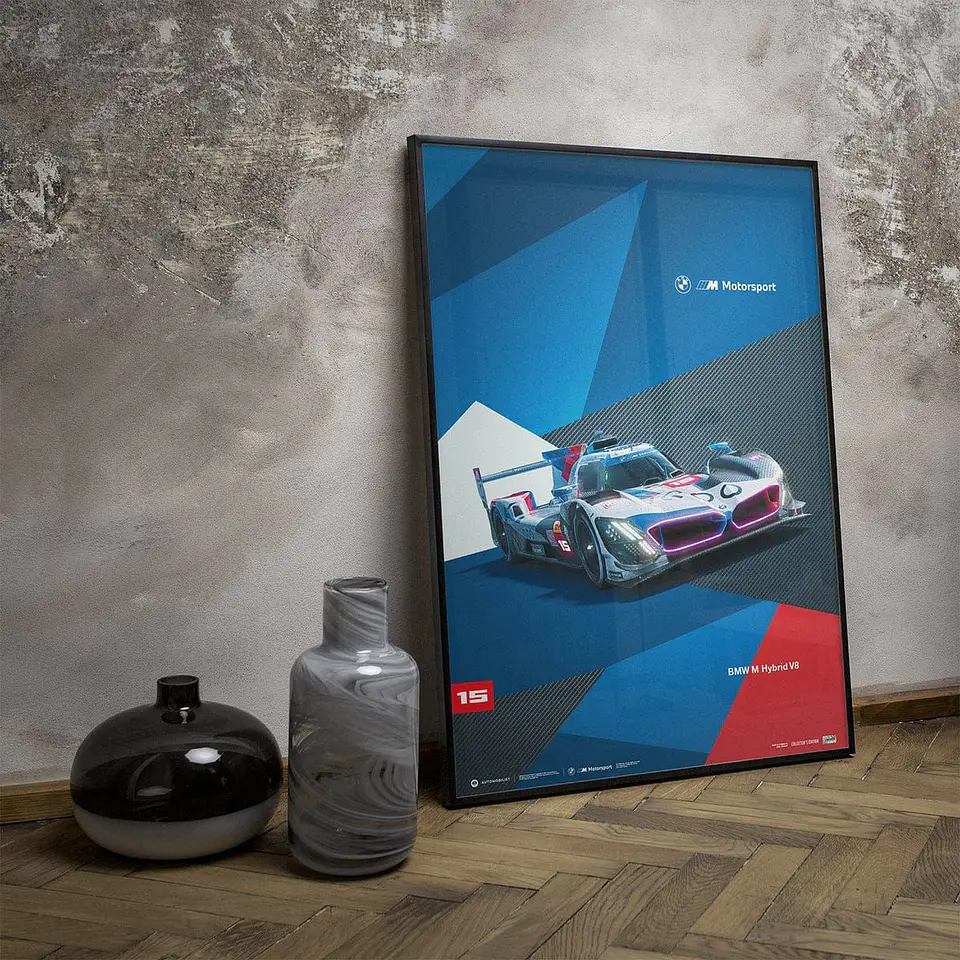 Cuadro Auto Bmw M Hybrid V8  Campeón Resistencia 2