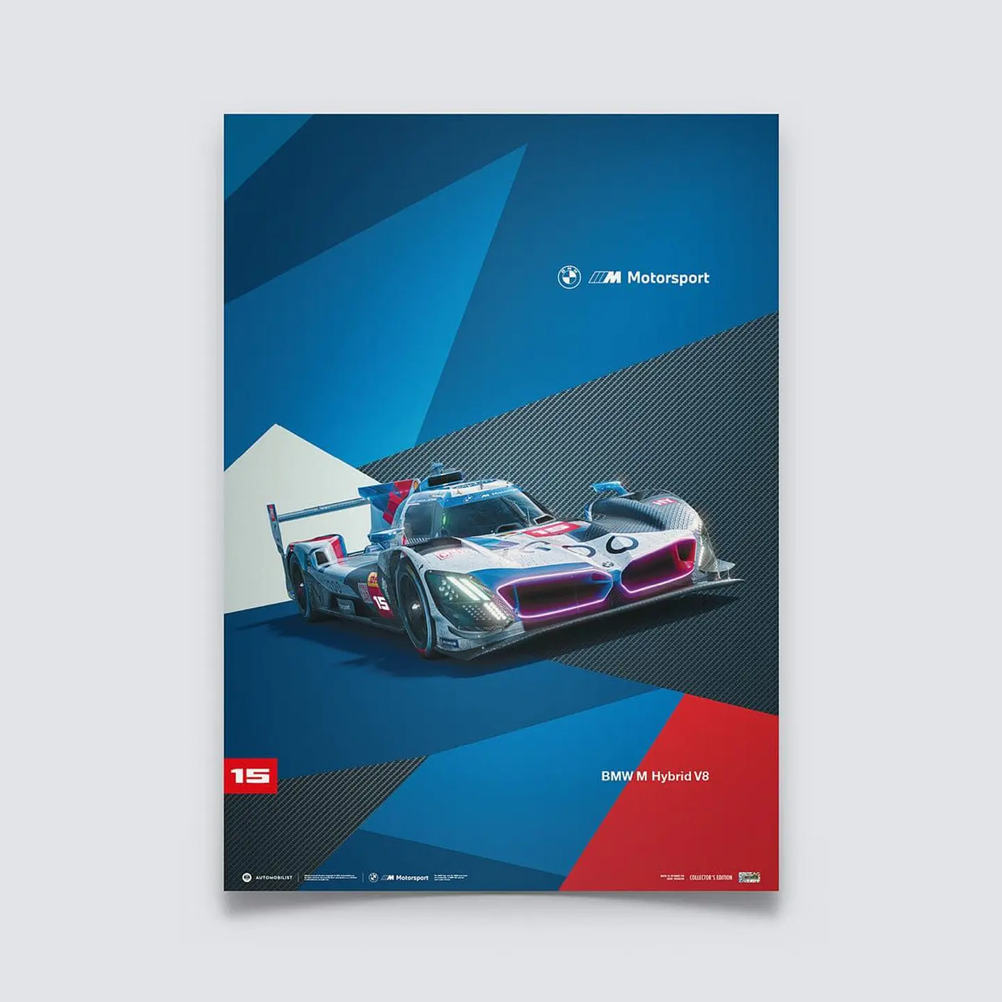 Cuadro Auto Bmw M Hybrid V8  Campeón Resistencia 3