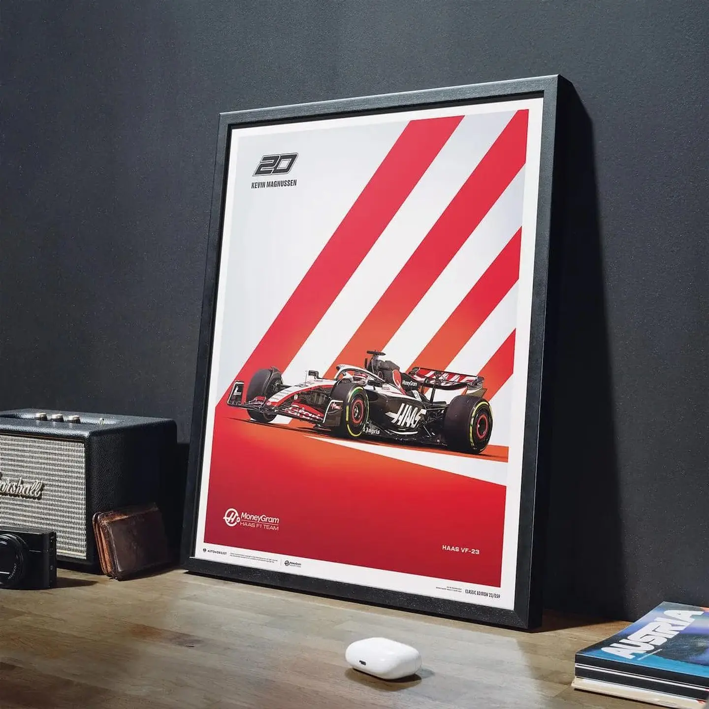 Cuadro Formula 1 Kevin Magnussen F1 + Marco 1
